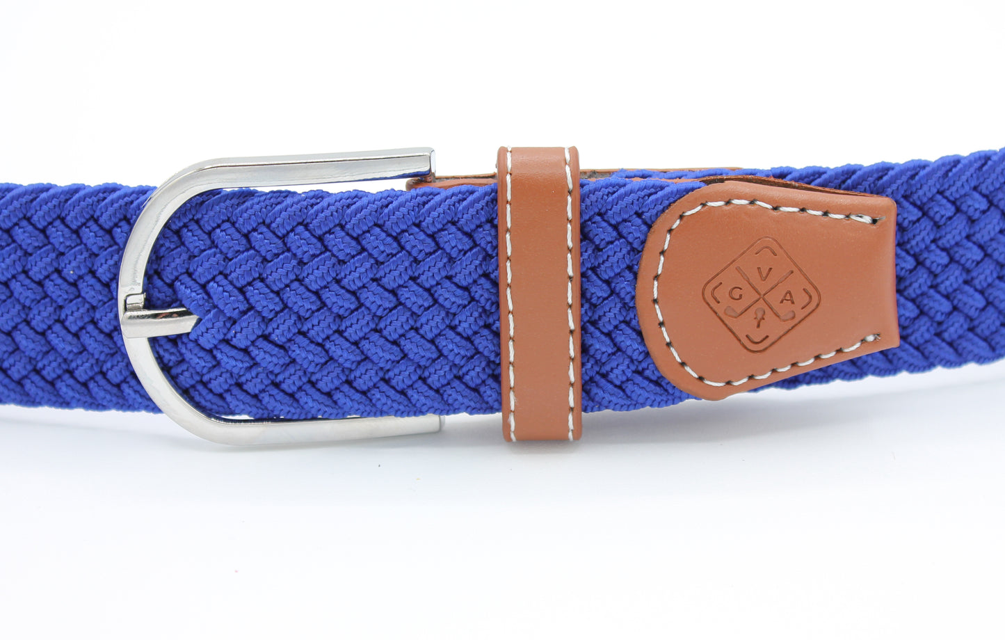 Braided Elastic Golf Belt - Signature Series (Admiral Blue)