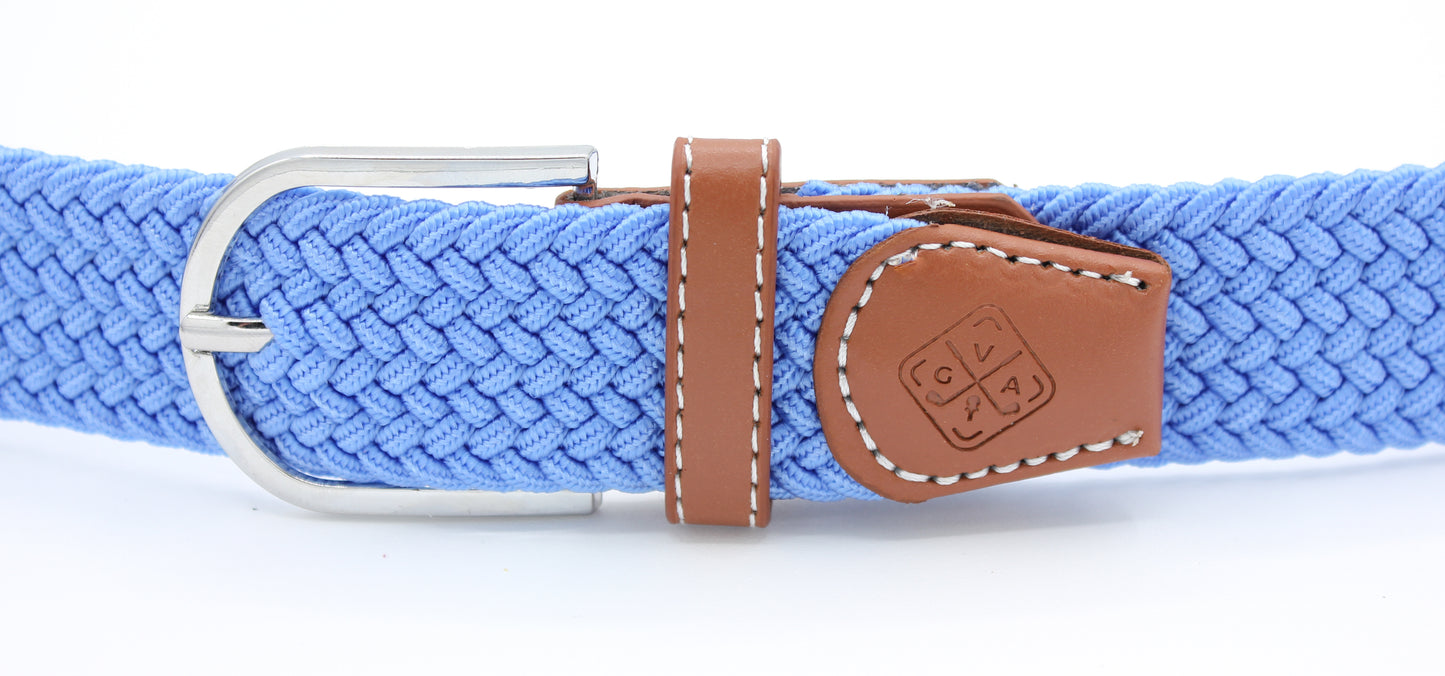 Braided Elastic Golf Belt - Signature Series (Cobalt Blue)