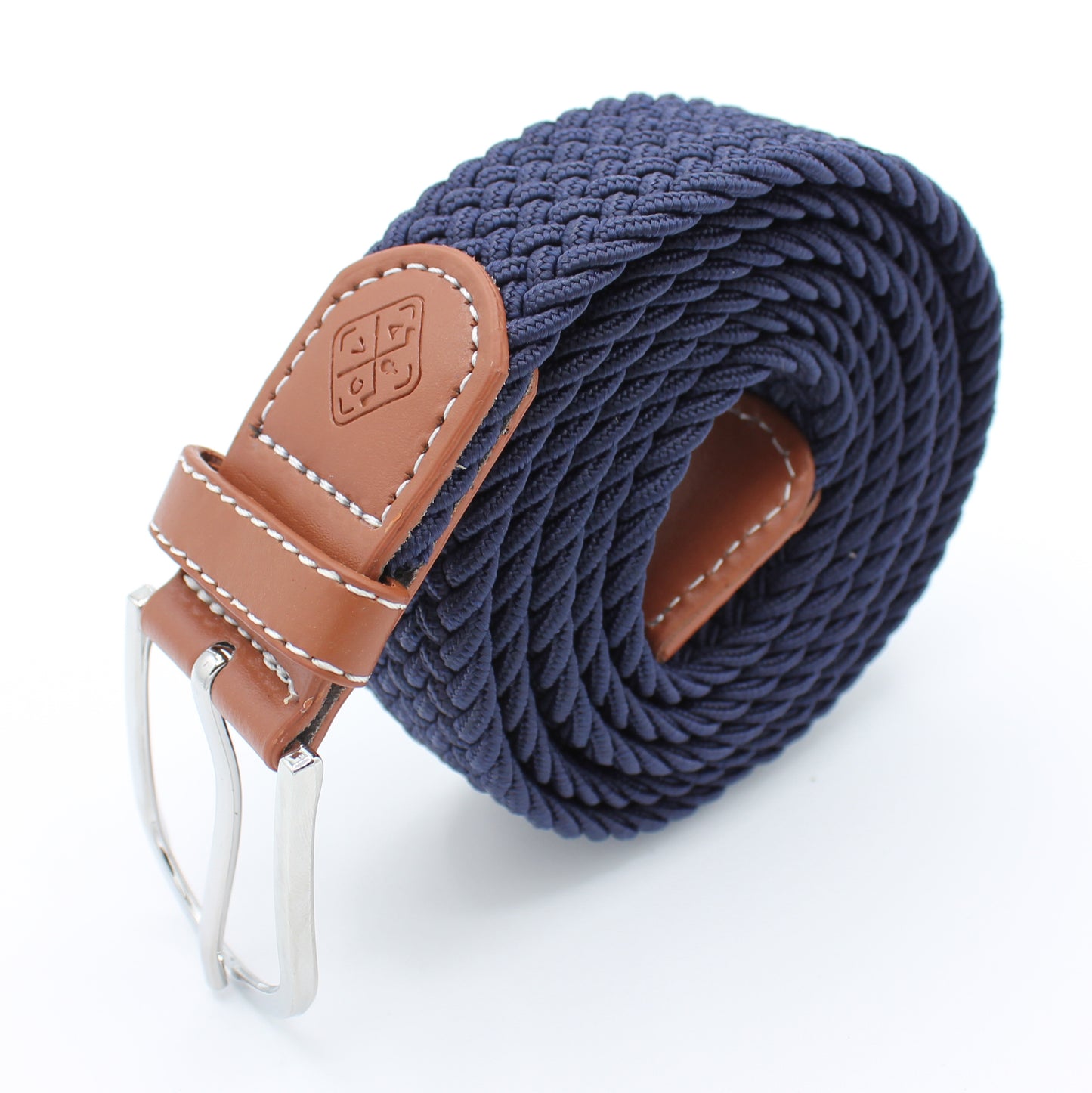 Braided Elastic Golf Belt - Signature Series (Indigo Blue)