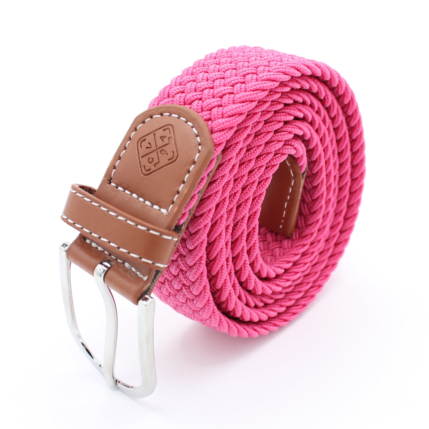 Braided Elastic Golf Belt - Signature Series (Pink)