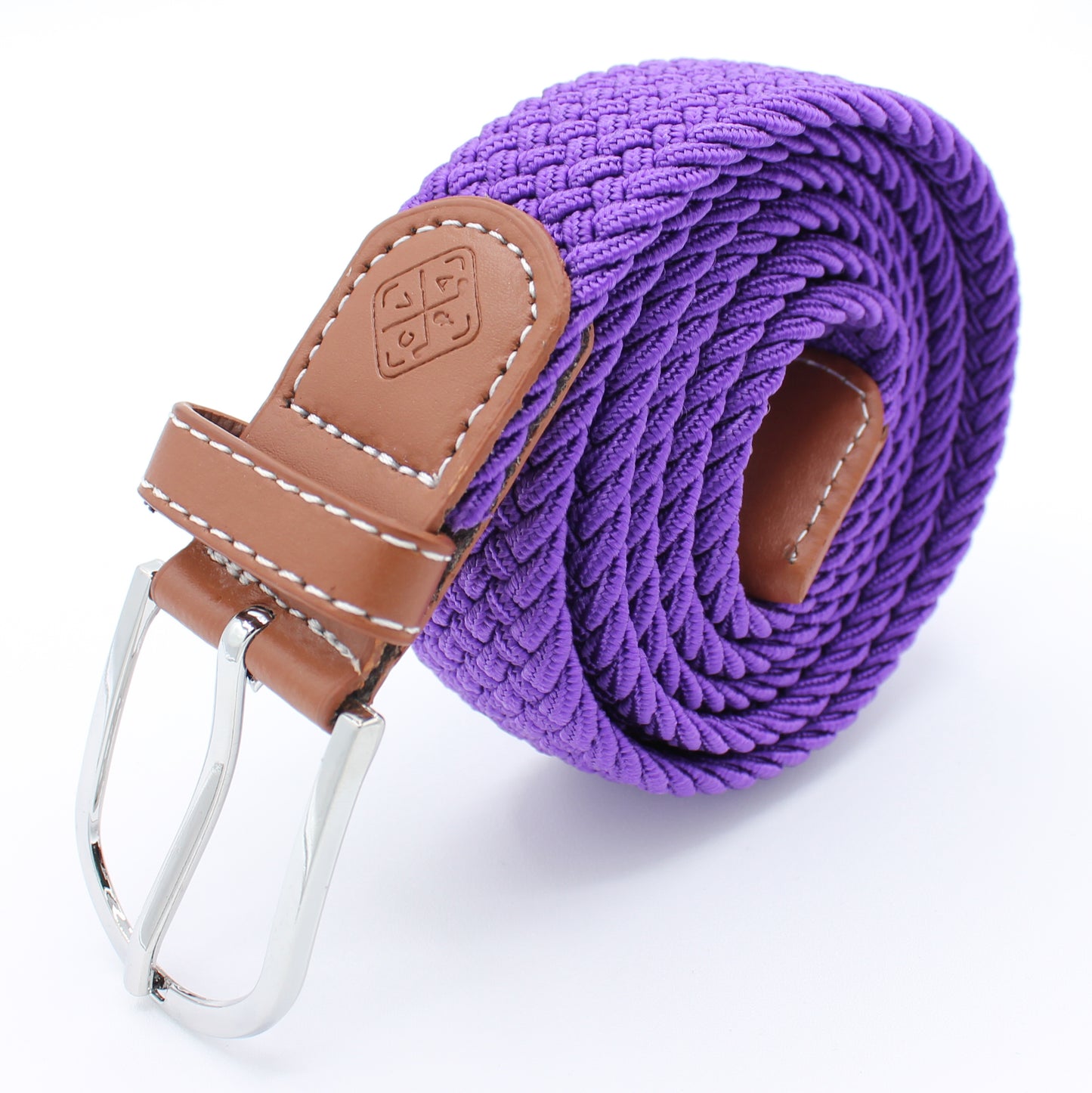 Braided Elastic Golf Belt - Signature Series (Electric Purple)